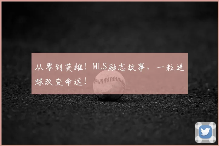 从零到英雄！MLS励志故事，一粒进球改变命运！